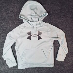 Under Armor Hoodie Light Blue Youth's Size Small